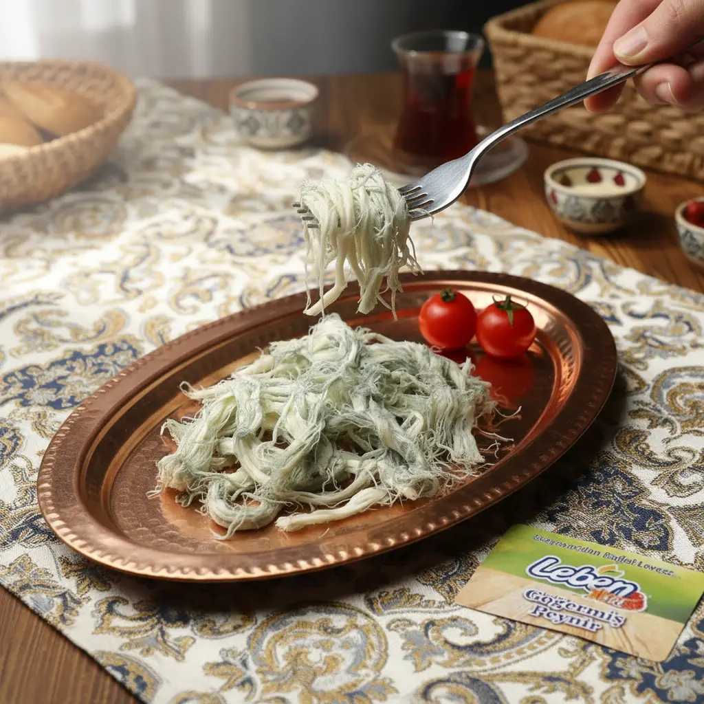 Erzurum Göğermiş Küflü Peynir Bakır Tabağı – 500 Gr Erzurum göğermiş küflü peynir bakır tabakta sunum – 500 gr